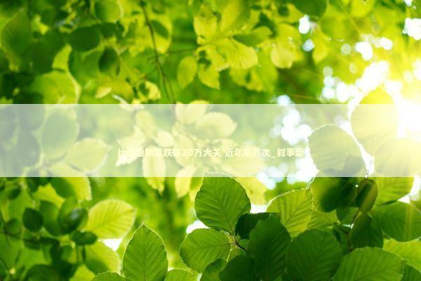 比亚迪销量跌破20万大关 近年来首次_叙事型