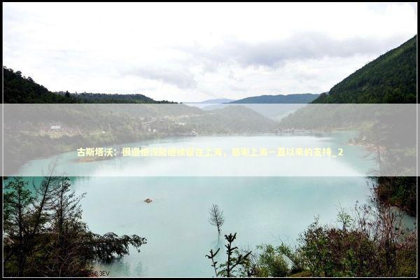 古斯塔沃：很遗憾没能继续留在上海，感谢上海一直以来的支持_2